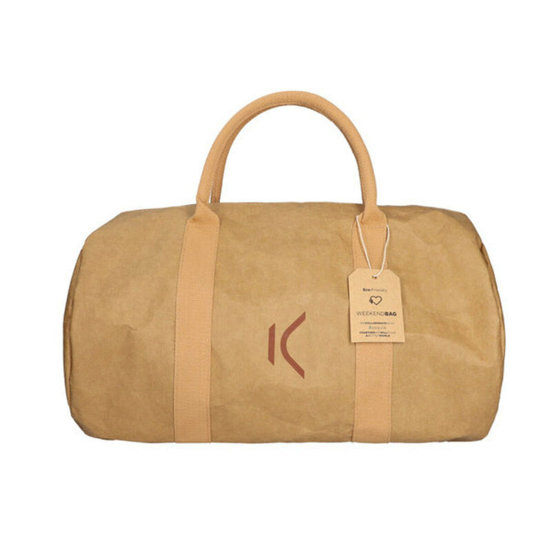 Borsa da Viaggio KSIX Carta Kraft Marrone Eco